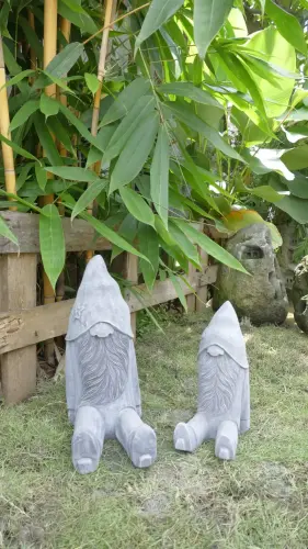 Product image of the product “Klaus - Small Sitting Wizard, 30cm H | cast stone ”
